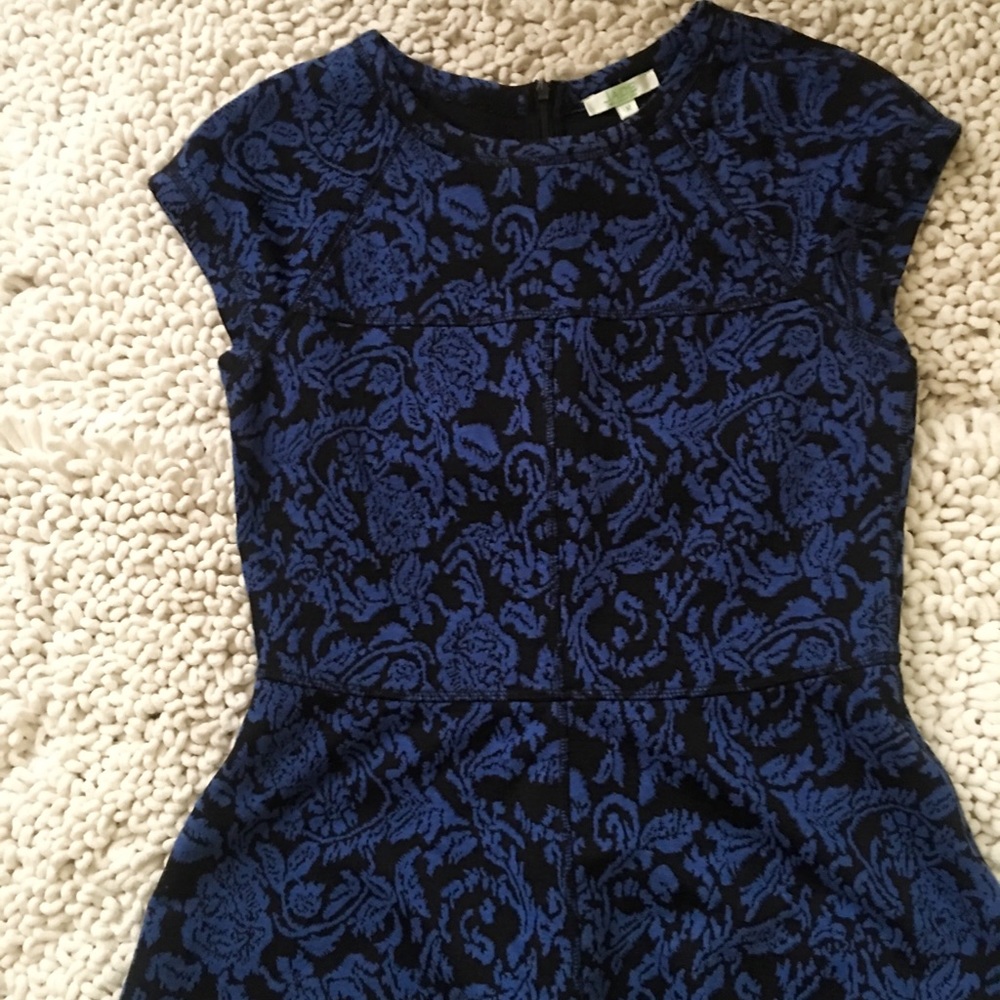 JADE jacquard peplum top